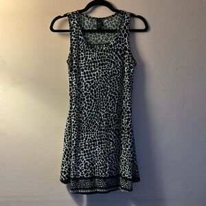 Lildy Black and White Dress S-M
